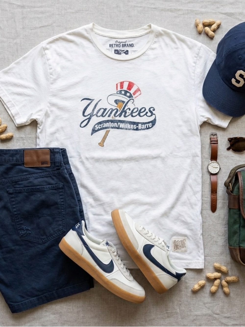 Retro Brand Yankees Scranton/Wilkes-Barre RailRiders Tee Men’s Large Cotton